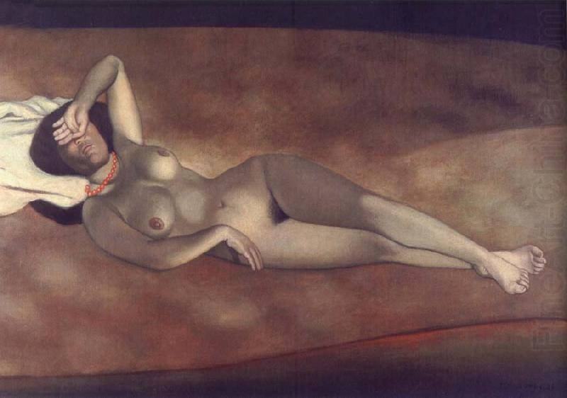 Female Nude Lying on the Beach, Felix Vallotton